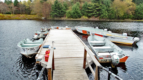 boat rentals at the Quabbin Reservoir