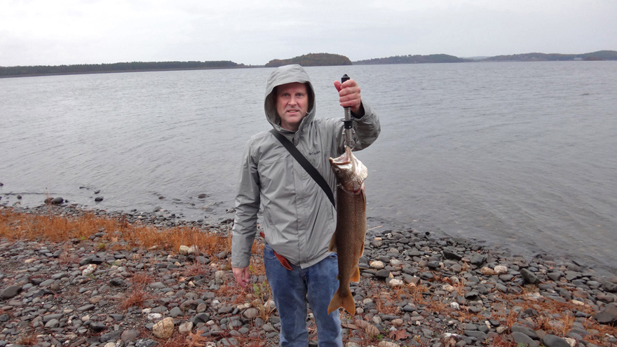 Five pound lake trout from the Wachusett Reservoir